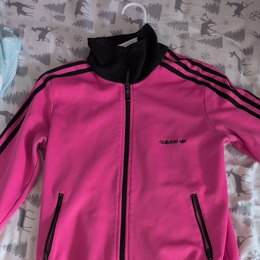 Adidas Kids Pink Track Jacket